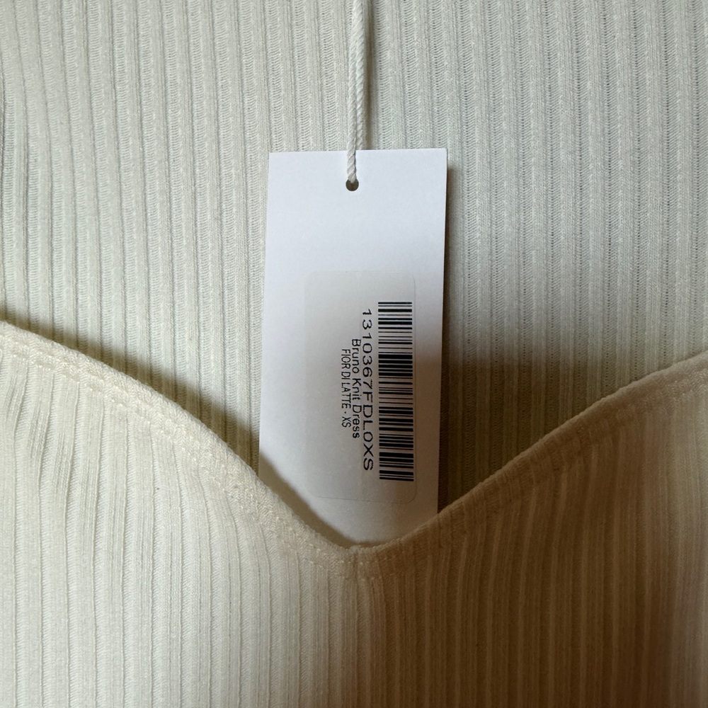 Reformation Cream Long Sleeve Dress - Picture 7 of 8